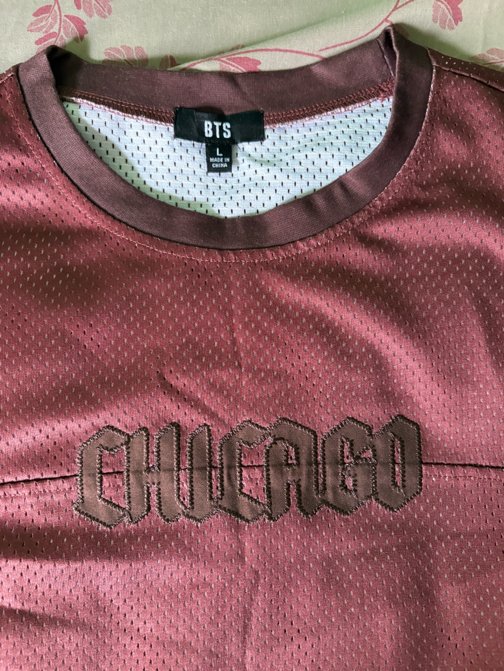 BTS City Jersey CHICAGO sz L Authentic